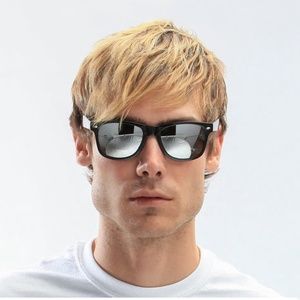 Retro Classic Sunglasses Alboni Square Mirror Lens